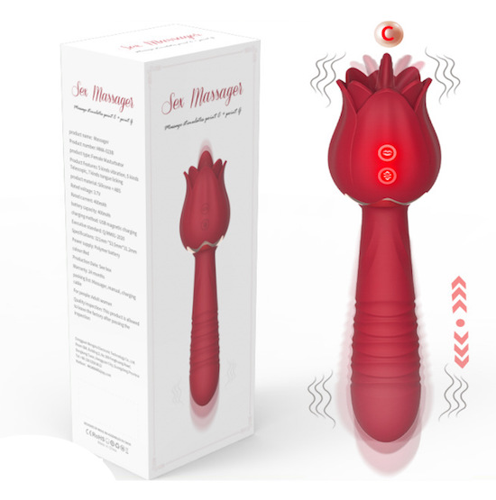 Địa chỉ bán Dương vật giả 2 đầu rung thụt kèm lưỡi liếm hình bông hoa hồng chày rung massage mới nhất Địa chỉ bán Dương vật giả 2 đầu rung thụt kèm lưỡi liếm hình bông hoa hồng chày rung massage mới nhất