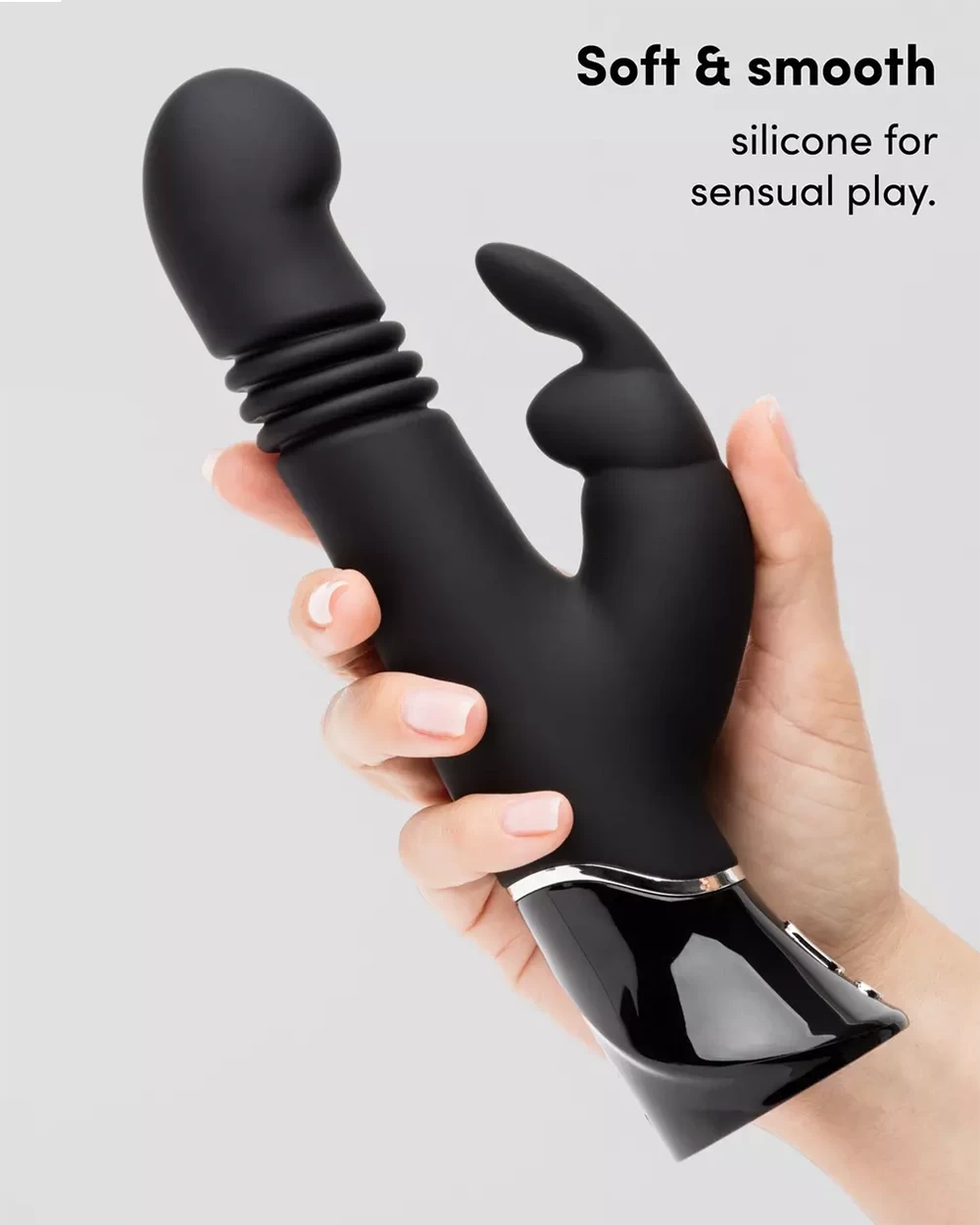  Review Fifty Shades of Grey Greedy Girl Thrusting Rabbit Vibrator - Lovehoney hàng xách tay