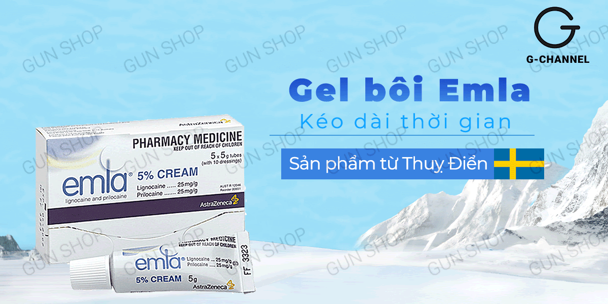  So sánh Gel bôi Emla Cream 5% - Chống xuất tinh sớm - Chai 5g giá sỉ