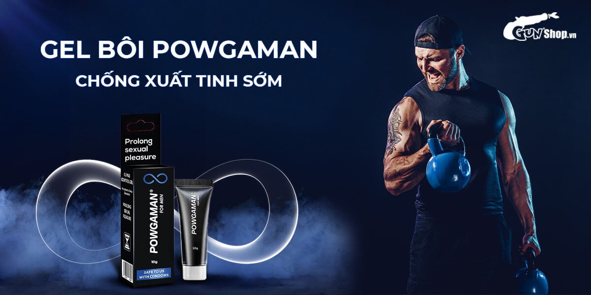 Địa chỉ bán Gel bôi trơn Powgaman chống xuất tinh sớm kéo dài thời gian - Chai 10gr tốt nhất Địa chỉ bán Gel bôi trơn Powgaman chống xuất tinh sớm kéo dài thời gian - Chai 10gr tốt nhất