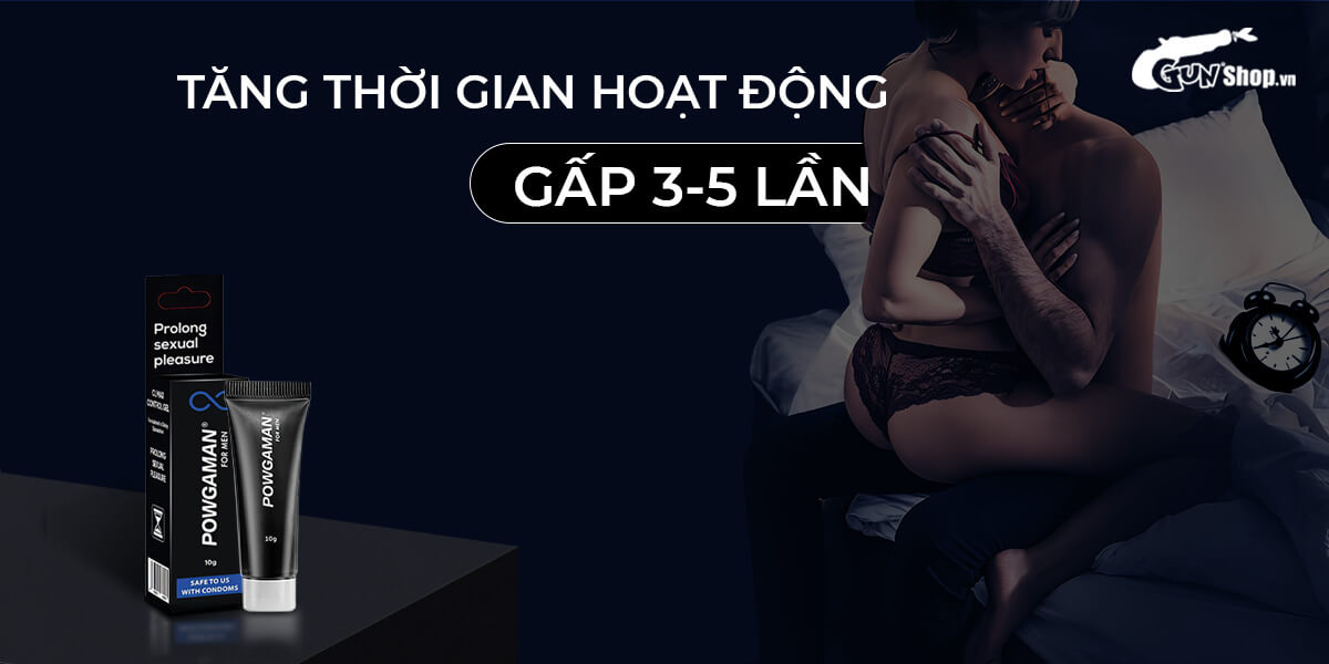Địa chỉ bán Gel bôi trơn Powgaman chống xuất tinh sớm kéo dài thời gian - Chai 10gr tốt nhất Địa chỉ bán Gel bôi trơn Powgaman chống xuất tinh sớm kéo dài thời gian - Chai 10gr tốt nhất