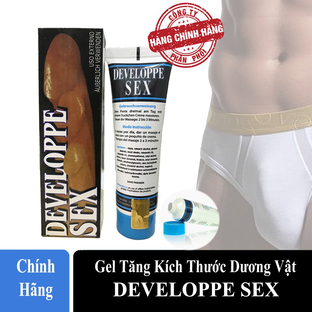 So sánh Gel Bôi Tăng Kích Thước Dương Vật Develope 50g của Pháp có tốt không? So sánh Gel Bôi Tăng Kích Thước Dương Vật Develope 50g của Pháp có tốt không?