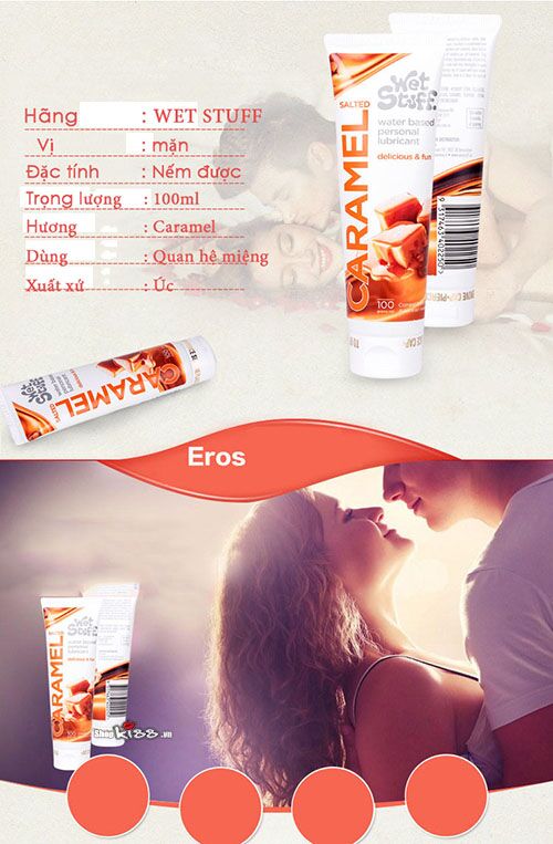  Đại lý Gel bôi trơn Caramel Salted vị mặn nếm được dùng cho quan hệ miệng mới nhất