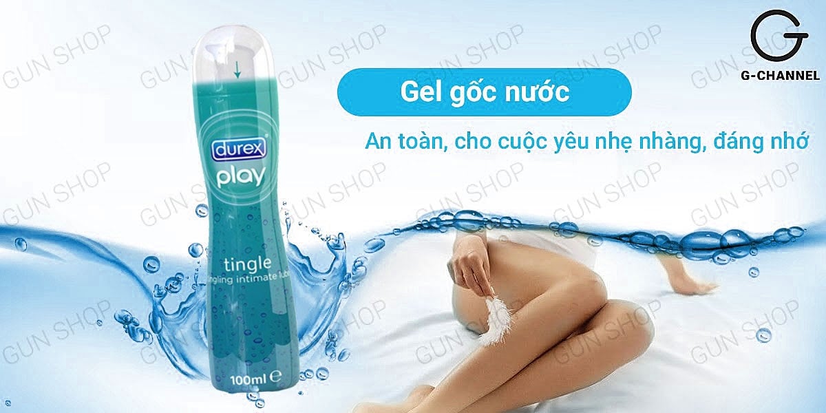  Nhập sỉ Gel bôi trơn mát lạnh - Durex Tingle - Chai 100ml mới nhất