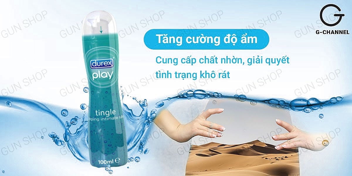  Nhập sỉ Gel bôi trơn mát lạnh - Durex Tingle - Chai 100ml mới nhất