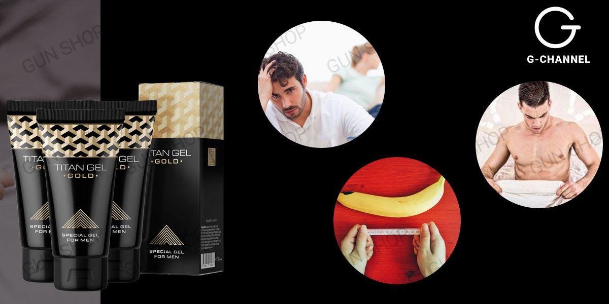 Review Gel bôi trơn tăng kích thước cao cấp - Titan Gold - Chai 50ml giá tốt Review Gel bôi trơn tăng kích thước cao cấp - Titan Gold - Chai 50ml giá tốt