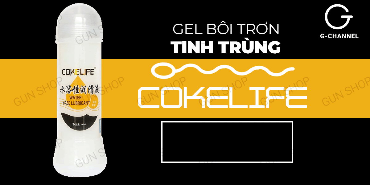 Bán Gel bôi trơn tinh trùng - Cokelife - Chai 300ml giá sỉ Bán Gel bôi trơn tinh trùng - Cokelife - Chai 300ml giá sỉ