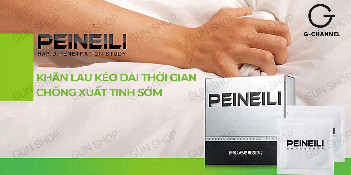 Thông tin Khăn lau chống xuất tinh sớm Peineili - Kéo dài thời gian - Hộp 12 cái có tốt không? Thông tin Khăn lau chống xuất tinh sớm Peineili - Kéo dài thời gian - Hộp 12 cái có tốt không?
