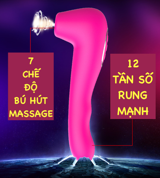  Bảng giá Máy bú mút kết hợp chày rung hai đầu toả nhiệt kích thích điểm G tốt nhất