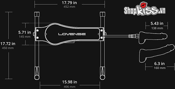  Kho sỉ Máy làm tình tự động 2 đầu thế hệ mới Lovense Machine chính hãng