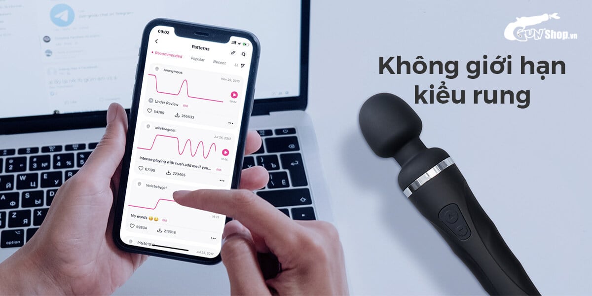  So sánh Chày rung tình yêu Lovense Domi 2 không dây điều khiển qua ứng dụng app có tốt không?