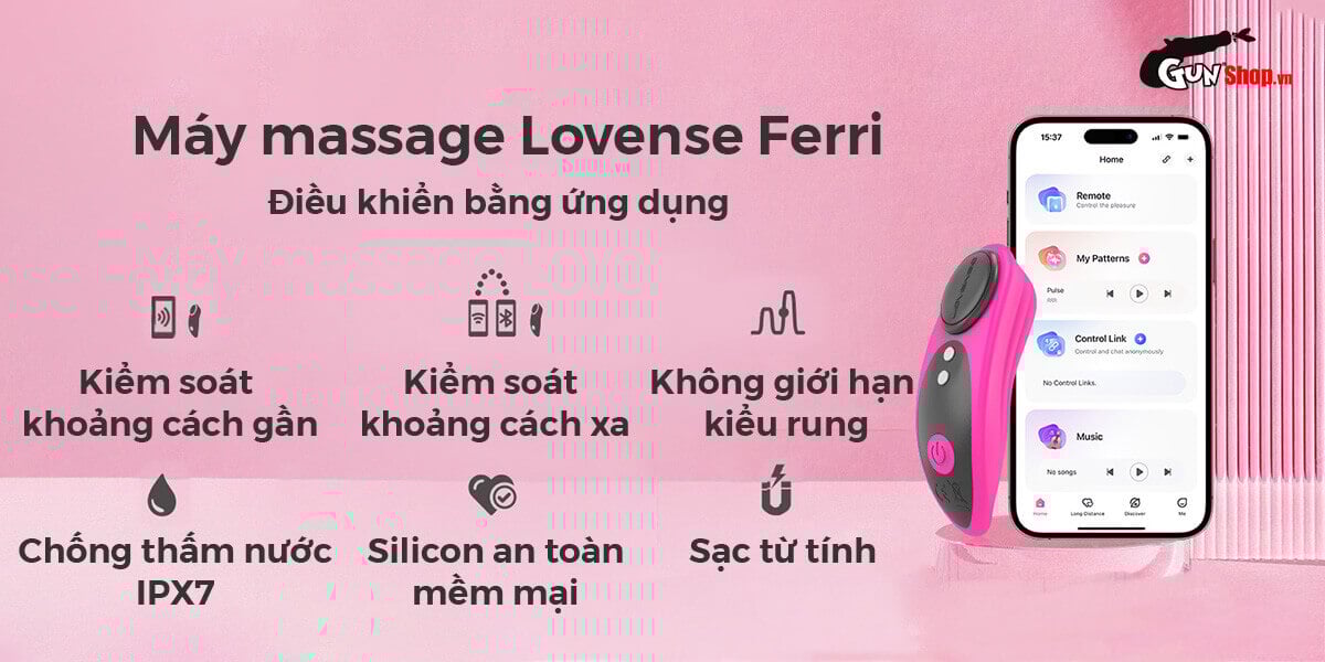  Bảng giá Máy massage Lovense Ferri gắn quần lót rung mạnh kích thích điểm G giá rẻ