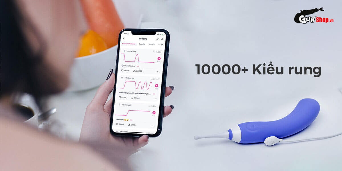  So sánh Máy massage 2 đầu Lovense Hyphy điều khiển qua app kích thích điểm G cao cấp