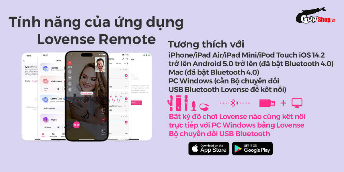  So sánh Máy massage 2 đầu Lovense Hyphy điều khiển qua app kích thích điểm G cao cấp