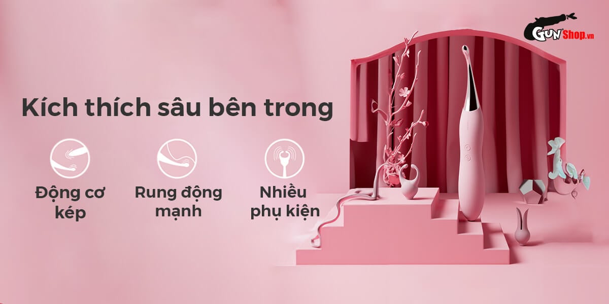  Nơi bán Máy massage Svakom Beatrice 2 đầu rung kích thích điểm G tốt nhất