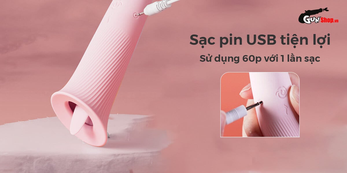 Bảng giá Máy massage 2 đầu Svakom Beverly kèm lưỡi liếm kích thích điểm G loại tốt