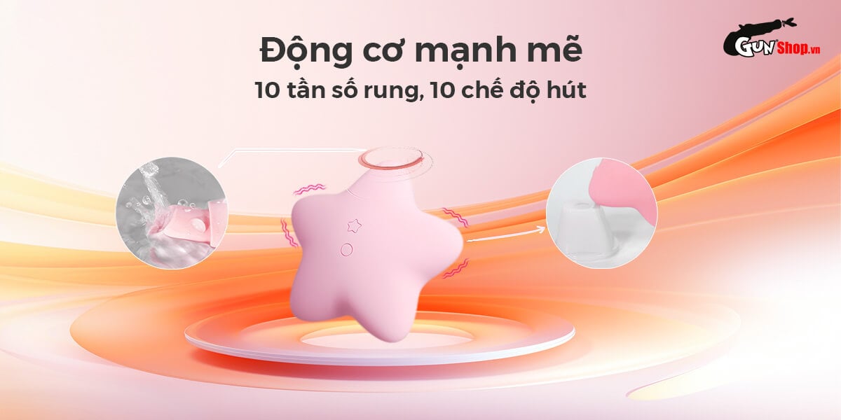  Review Máy rung bút hút Svakom Peach Star hình ngôi sao massage kích thích có tốt không?