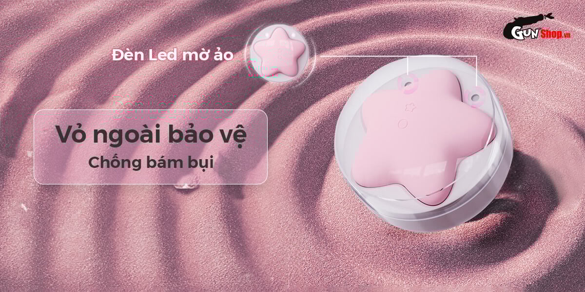 Review Máy rung bút hút Svakom Peach Star hình ngôi sao massage kích thích có tốt không?
