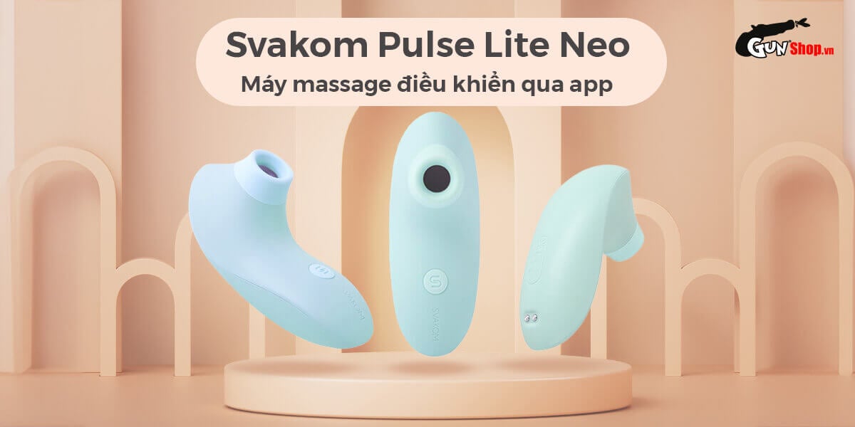  Bỏ sỉ Máy massage điểm G Svakom Pulse Lite Neo bú hút điều khiển qua app bluetooth hàng xách tay