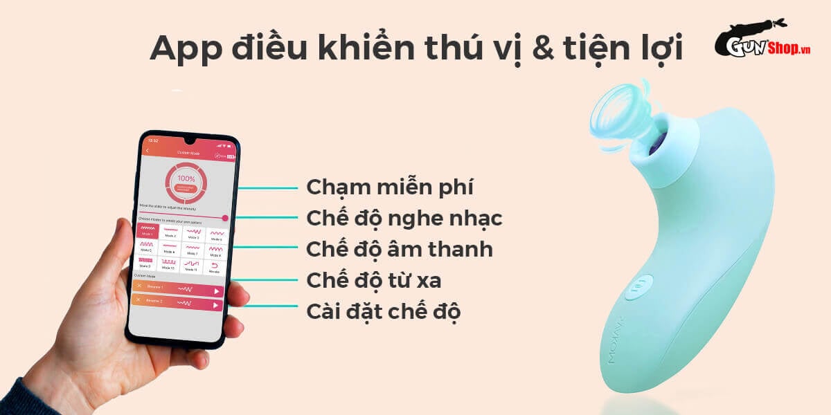  Bỏ sỉ Máy massage điểm G Svakom Pulse Lite Neo bú hút điều khiển qua app bluetooth hàng xách tay