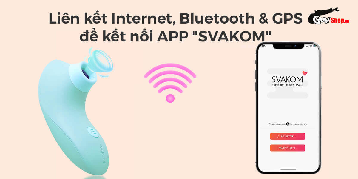 Bỏ sỉ Máy massage điểm G Svakom Pulse Lite Neo bú hút điều khiển qua app bluetooth hàng xách tay