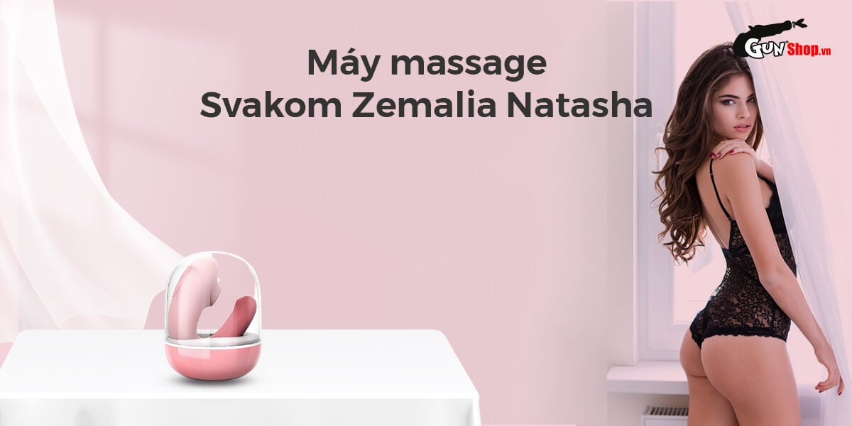  Nơi bán Máy bú mút đa chức năng Svakom Zemalia Natasha rung hút điểm G tốt nhất