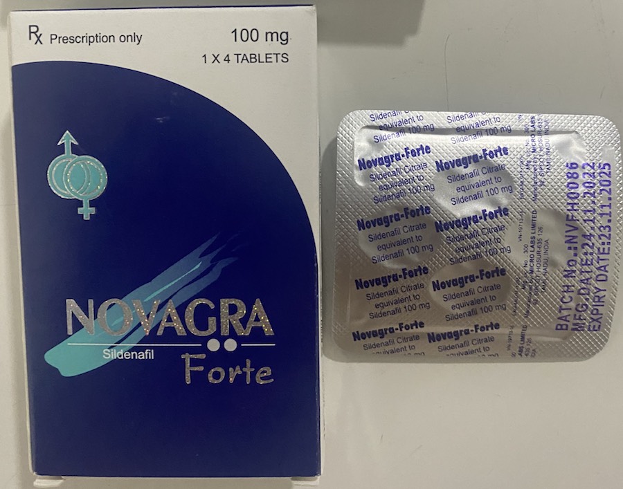  Đại lý Thuốc Novagra Forte 100mg cương dương Ấn Độ chống xuất tinh sớm tăng sinh lý chính hãng