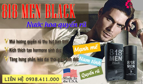 Đại lý Nước hoa 818 Men USA kích thích ham muốn tình dục cho nữ giới loại mạnh nhất hàng mới về Đại lý Nước hoa 818 Men USA kích thích ham muốn tình dục cho nữ giới loại mạnh nhất hàng mới về