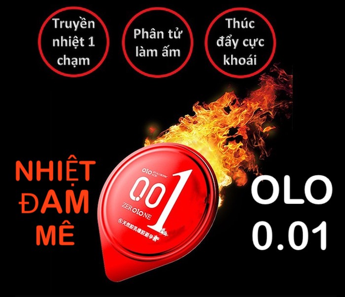  Cửa hàng bán Bao cao su Olo thin 0.01 đỏ Square Red gai nổi siêu mỏng hộp 10c hàng mới về
