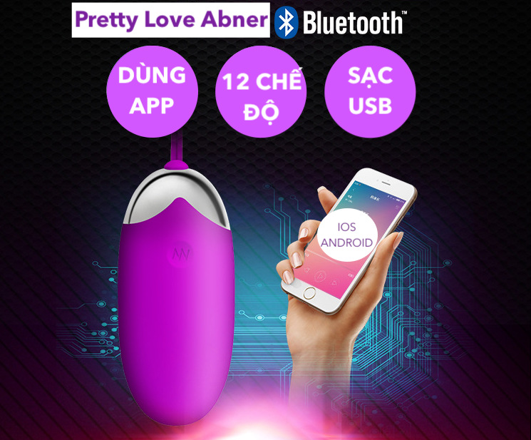  Bỏ sỉ Trứng Rung Pretty Love Abner Không Dây Kết Nối Smartphone giá sỉ