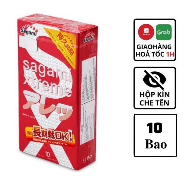 Bán Bao Cao Su Sagami Xtreme Feel Long gân gai - Hộp 10 cái giá rẻ Bán Bao Cao Su Sagami Xtreme Feel Long gân gai - Hộp 10 cái giá rẻ