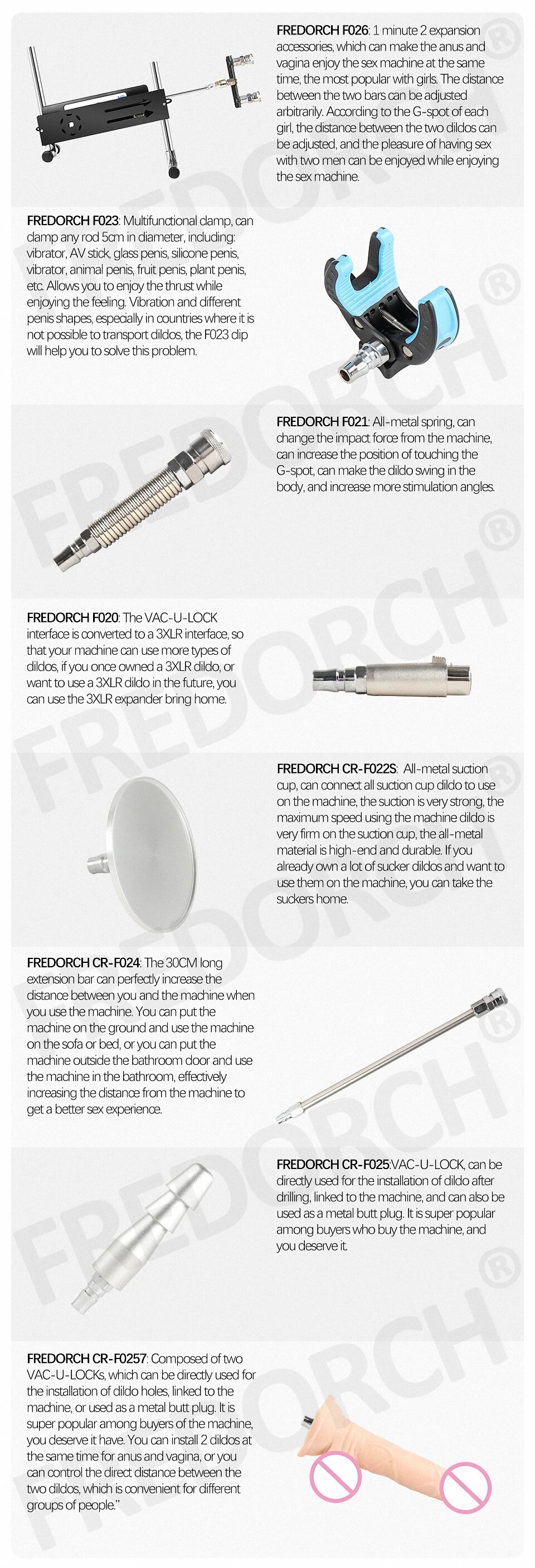  Phân phối Máy làm tình tự động 2 đầu Sex Machine FREDORCH F21S điều khiển qua app mới nhất