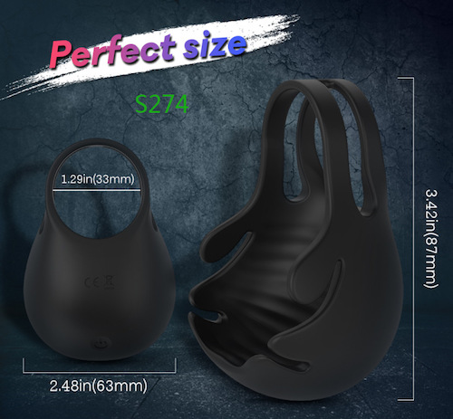  Bỏ sỉ Vòng đeo dương vật S-Hande Nest-RCT có rung massage bìu điều khiển từ xa giá sỉ
