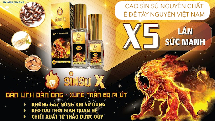  Đánh giá Sinsu X cao sìn sú thảo dược Ê Đê dạng chai xịt chuẩn nước nguyên chất tốt nhất