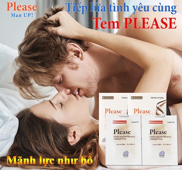  Kho sỉ Tem ngậm Please Orally Soluble Film 100mg của Hàn Quốc miếng ngậm sinh lý tốt nhất