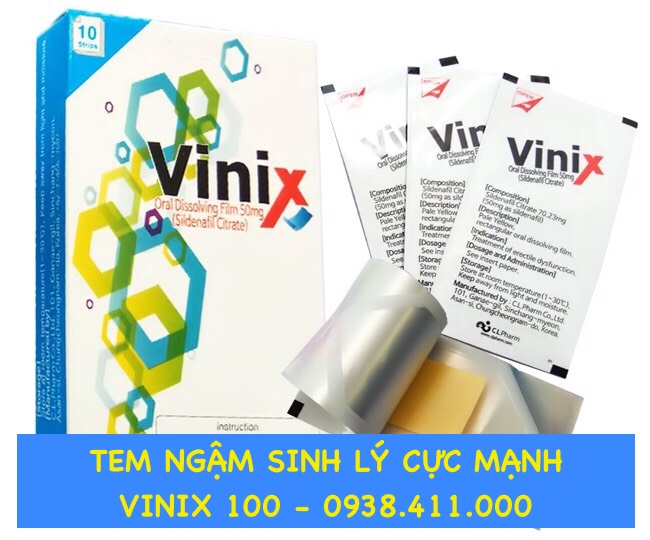 Cung cấp Tem ngậm Vinix 100mg tăng cường sinh lý của Hàn Quốc kéo dài thời gian loại tốt Cung cấp Tem ngậm Vinix 100mg tăng cường sinh lý của Hàn Quốc kéo dài thời gian loại tốt