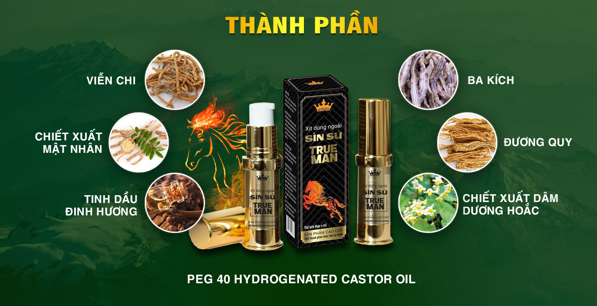  Bán Sìn sú True Man 5ml chính hãng giá sỉ