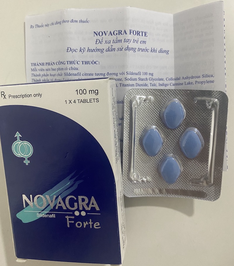  Đại lý Thuốc Novagra Forte 100mg cương dương Ấn Độ chống xuất tinh sớm tăng sinh lý chính hãng