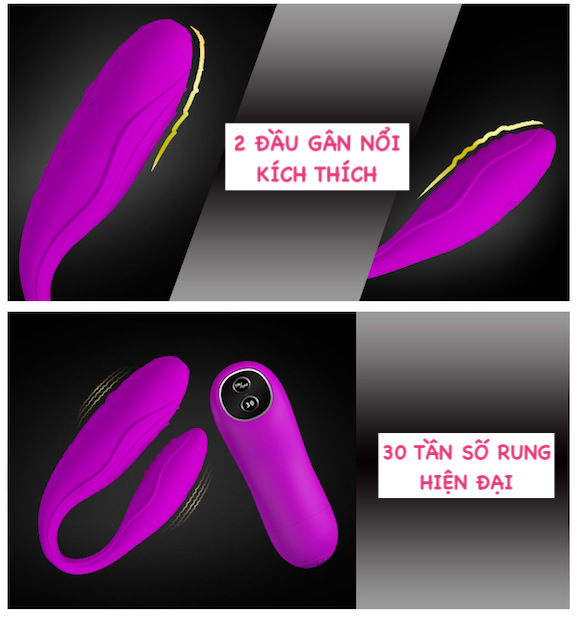  Kho sỉ Trứng rung tình yêu 2 đầu Pretty Love Indulgence massage điểm G không dây tốt nhất