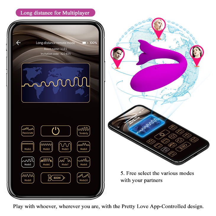 Kho sỉ Trứng Rung Cá Heo Điều Khiển Qua App Điện Thoại Pretty Love JayLeen tốt nhất Kho sỉ Trứng Rung Cá Heo Điều Khiển Qua App Điện Thoại Pretty Love JayLeen tốt nhất
