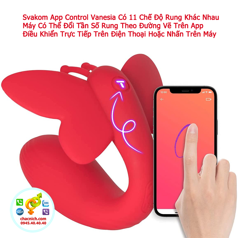  Thông tin Máy rung cánh bướm đa chức năng App Control Vanesia chính hãng