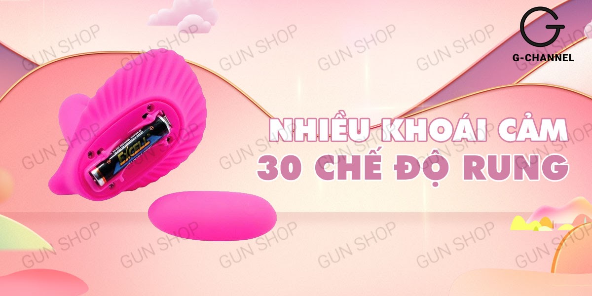  So sánh Trứng rung điều khiển từ xa đa chế độ rung pin - Pretty Love ClamShell hàng mới về