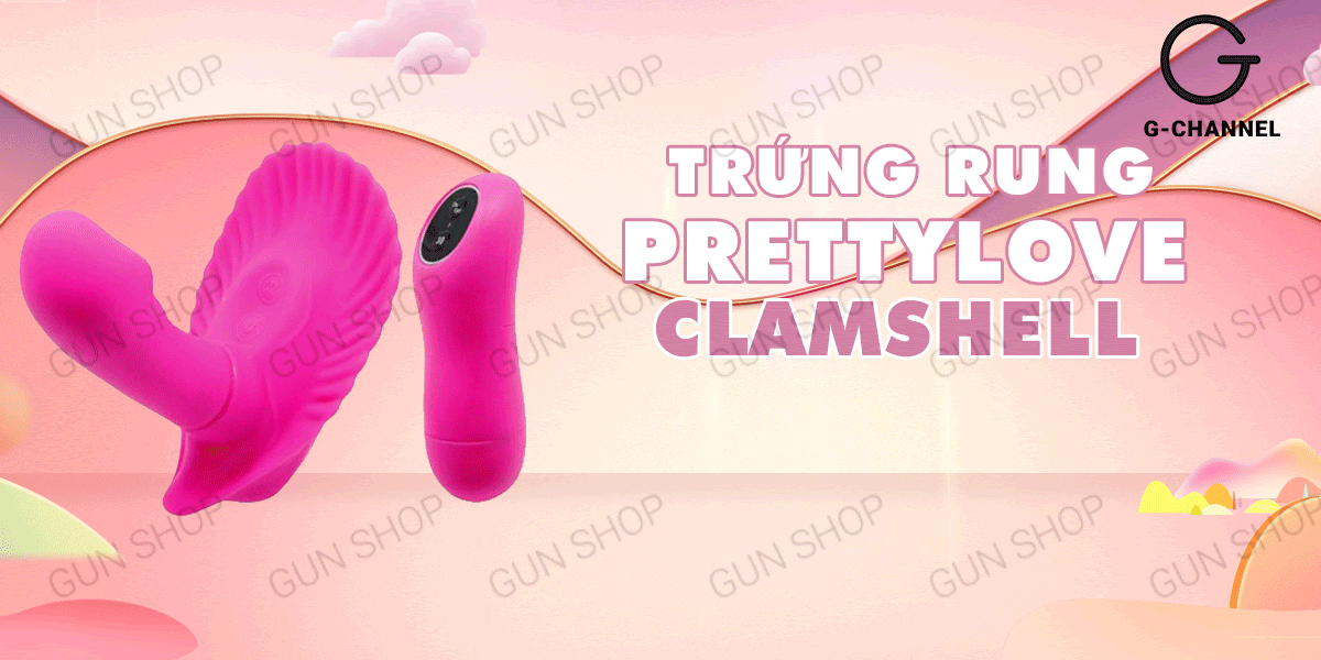  So sánh Trứng rung điều khiển từ xa đa chế độ rung pin - Pretty Love ClamShell hàng mới về