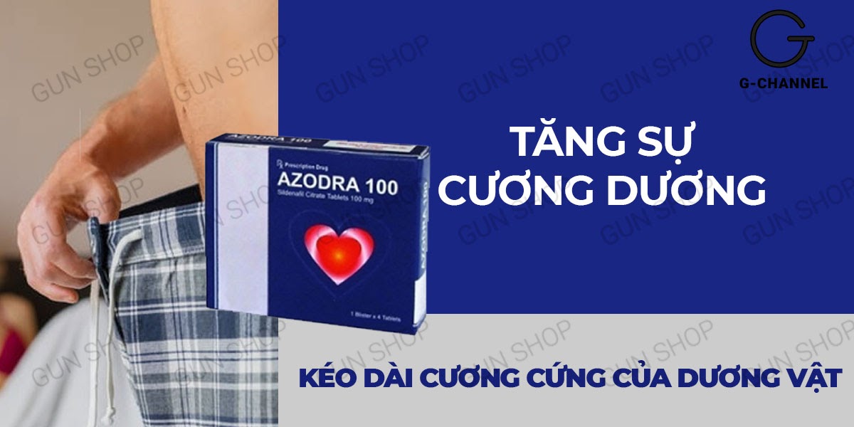 Phân phối Azodra 50mg viên uống hỗ trợ cương dương kéo dài thời gian tăng cường sinh lý - Hộp 4 viên hàng xách tay Phân phối Azodra 50mg viên uống hỗ trợ cương dương kéo dài thời gian tăng cường sinh lý - Hộp 4 viên hàng xách tay