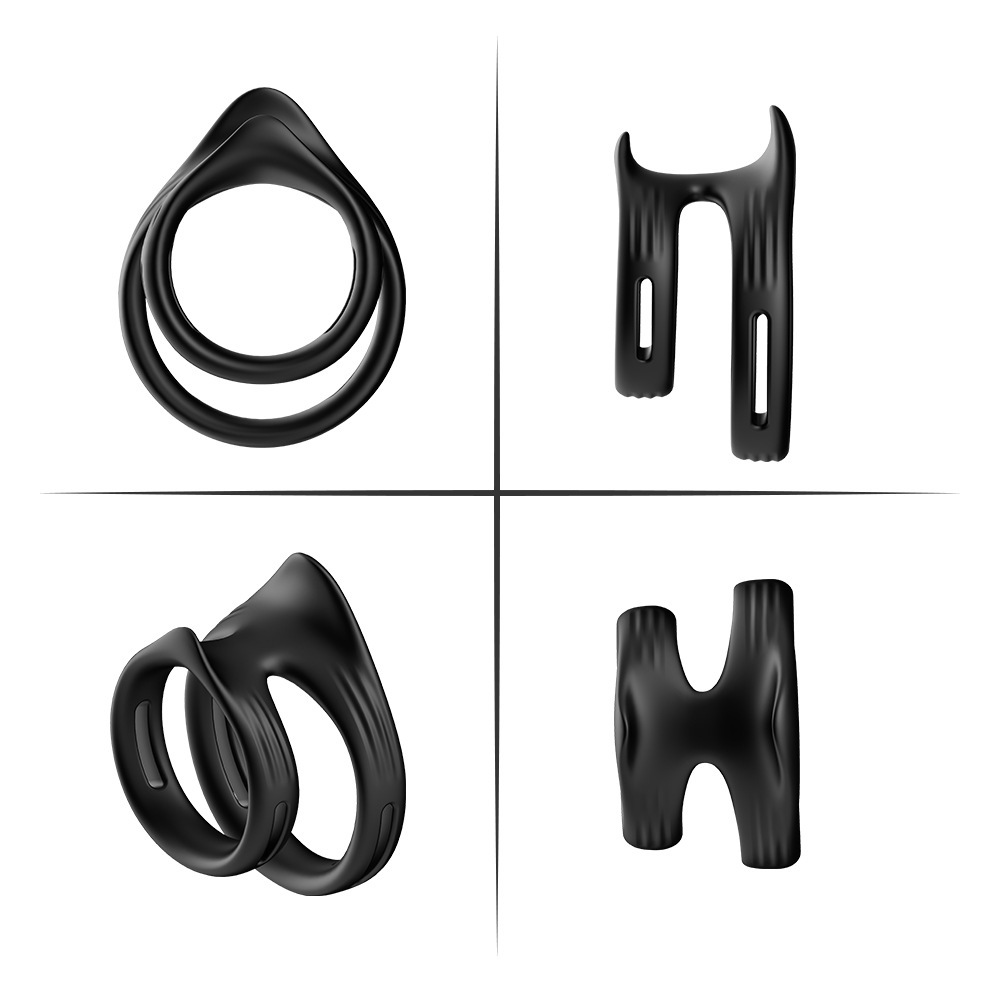  Bỏ sỉ Vòng đôi silicon Cock Ring Saty Hard cao cấp chính hãng Mỹ chính hãng