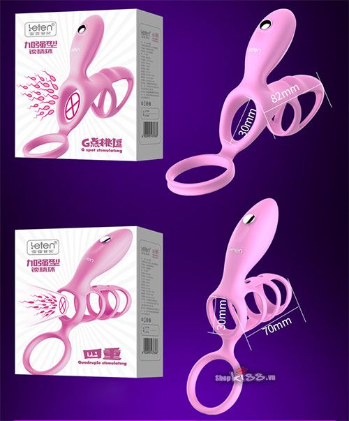  So sánh Vòng rung có quai đeo bìu dương vật Leten Thunder loại tốt