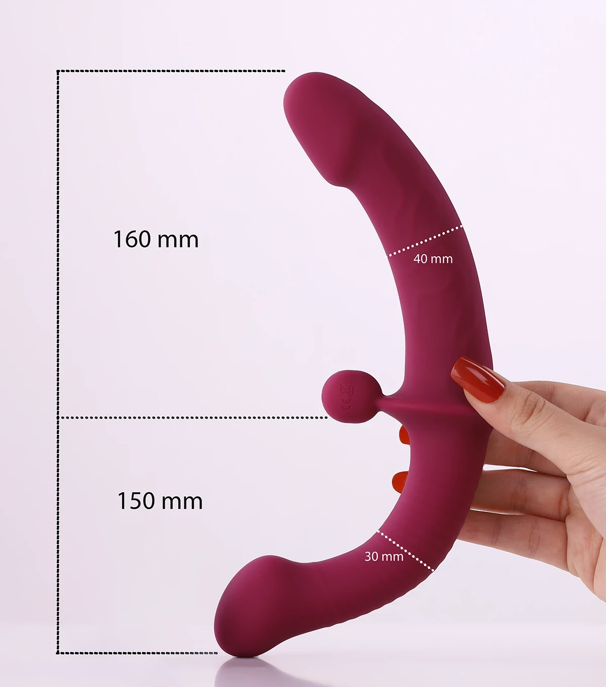 Cung cấp Yunman dương vật giả 2 đầu cho Les rung điều khiển từ xa nhập khẩu